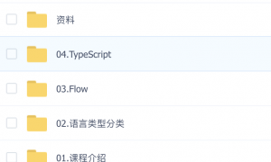 JavaScript语言进阶教程(899M)