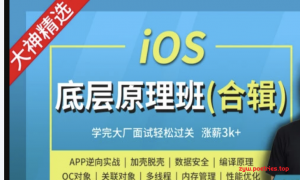 Mage-iOS底层原理班-大神MJ精选（上下班加周末班）|完结无秘
